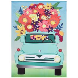 Meadow Creek Flower Truck Garden Flag