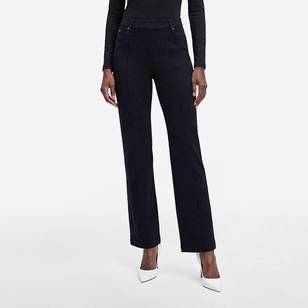 Womens Nicole Miller Straight Leg Ponte Dress Pants