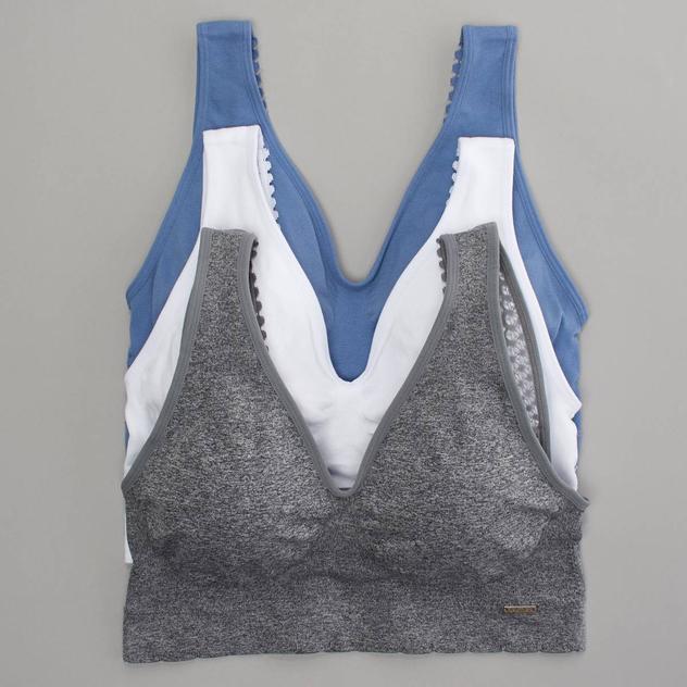 Plus Size Nautica 3pk. Seamless Lounge Bras NT1583-3PKA