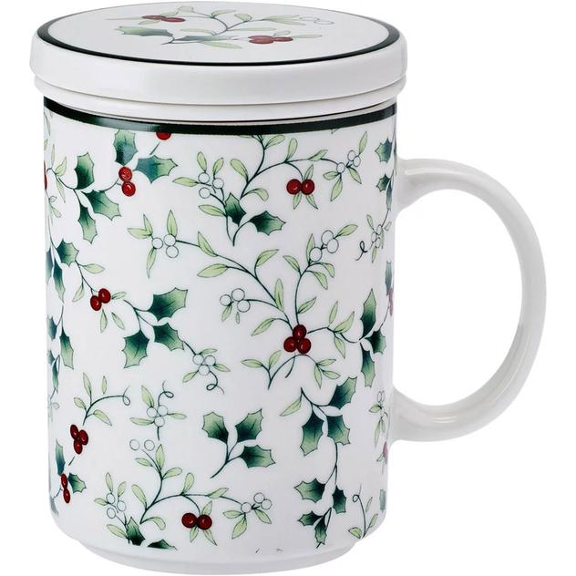 Pfaltzgraff® 16oz. Berry Mug w/ Lid & Infuser