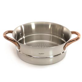 BergHOFF Ouro 18/10 Stainless Steel 3pc. Steamer Set w/ Glass Lid