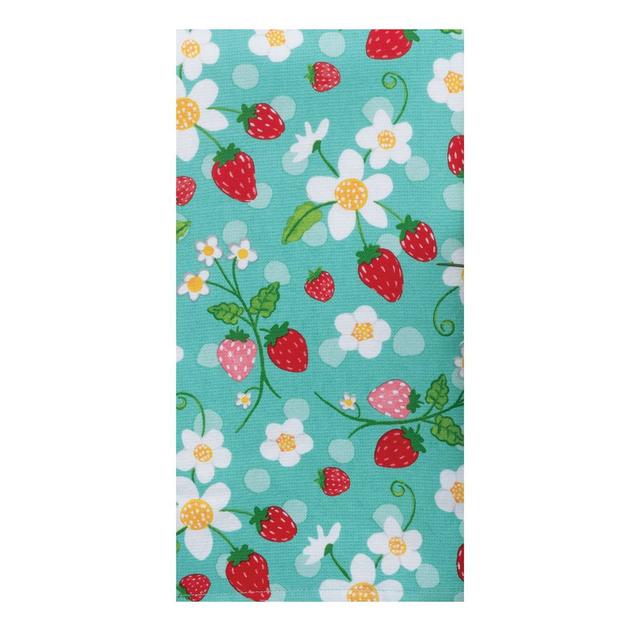 Kay Dee Berry Basket Strawberry Toss Terry Kitchen Towel