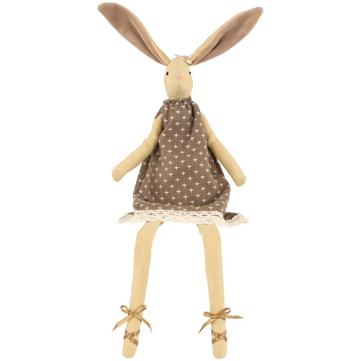 Northlight Seasonal Sitting Ballerina Girl Bunny Easter Figurine