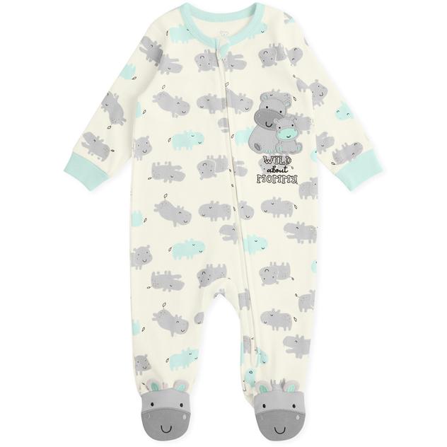 Baby Unisex (NB-9M) Koala Baby Wild About Mom Hippo Zip Sleeper