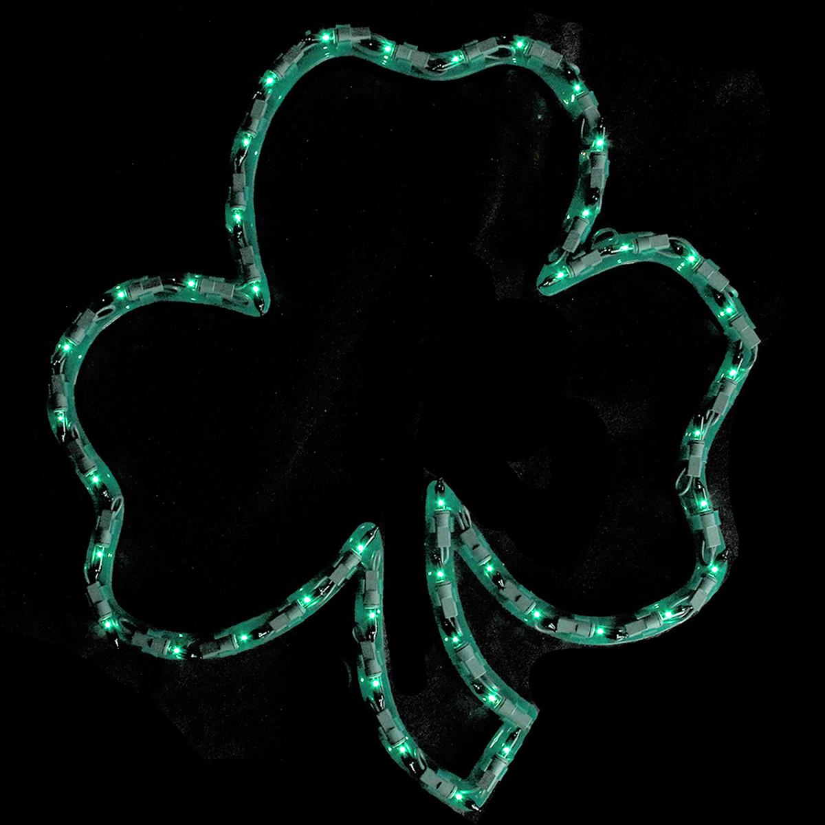 Northlight Seasonal Lighted Irish Shamrock Window Silhouette