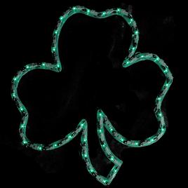 Northlight Seasonal Lighted Irish Shamrock Window Silhouette