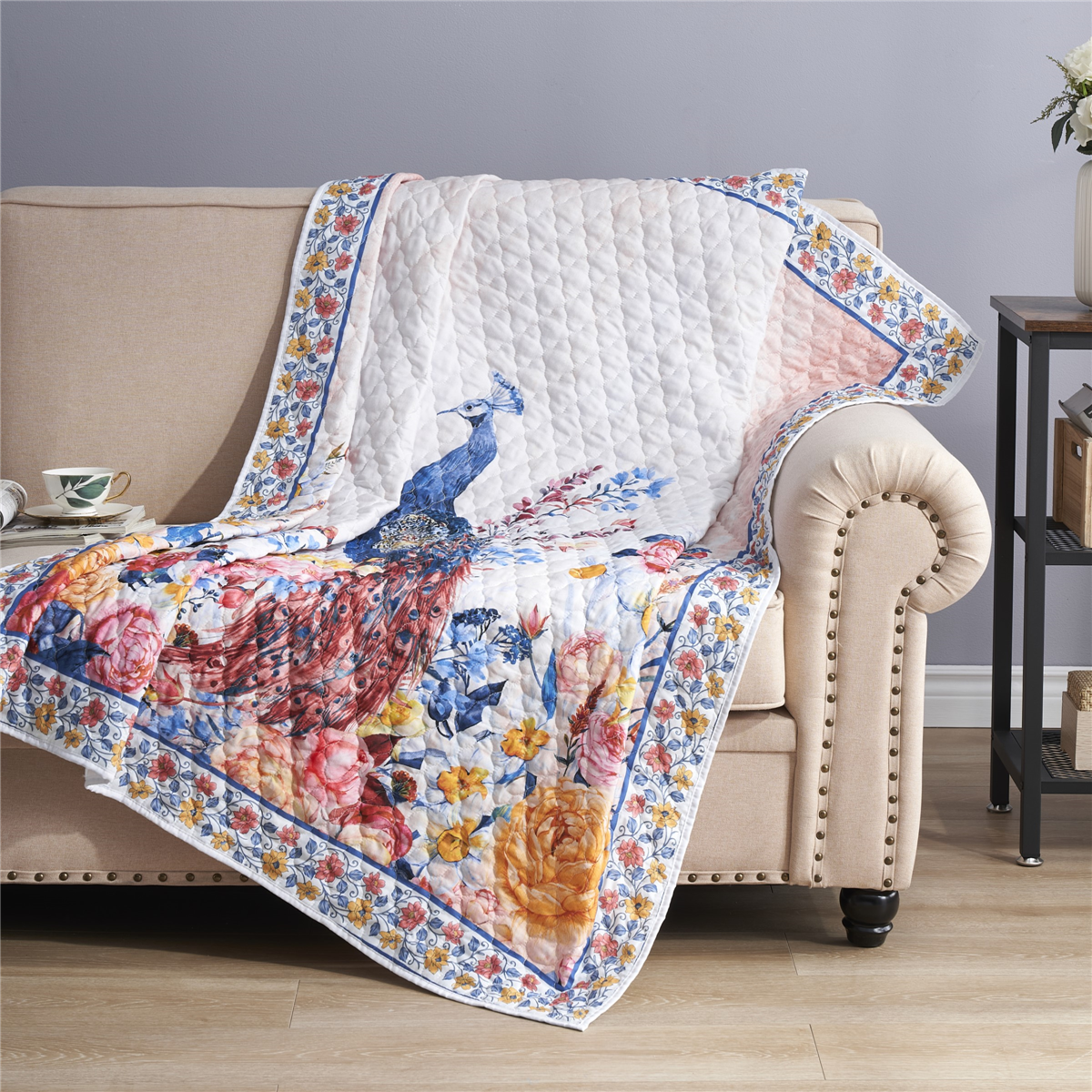 Greenland Home Fashions™ Huntington Reversible Quilted Throw