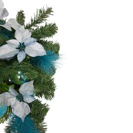 Northlight Seasonal 24in. Pre-Decorated Pine Teardrop Swag