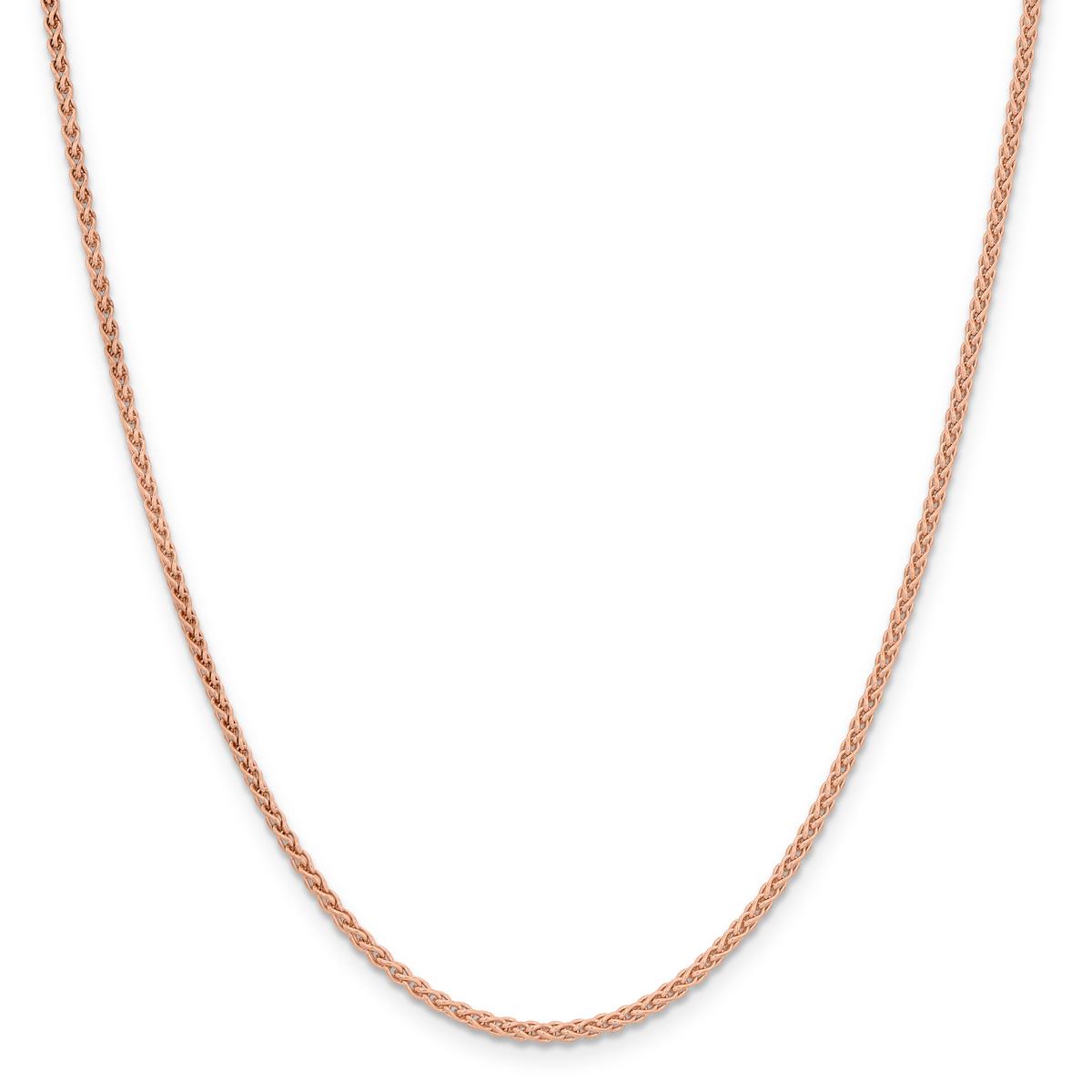 Gold Classics(tm) 2.00mm. 14k Rose Gold Spiga Chain Necklace