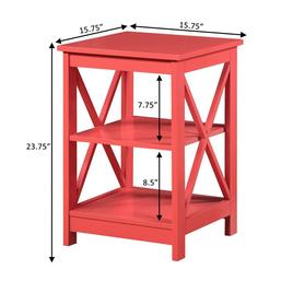 Convenience Concepts Oxford 3-Tier End Table