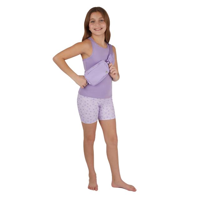 Girls (7-12) 90 Degree® by Reflex 3pc. Tank & Floral Shorts Set