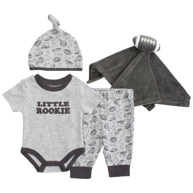 Baby Boy (3-9M) Baby Essentials® 4pc. Rookie Football Pants Set
