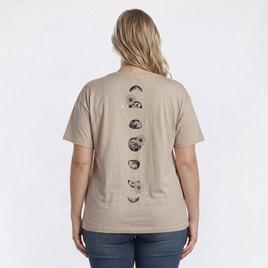 Juniors Plus Attitude Not Included Celestial Distressed Tee