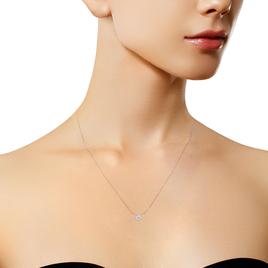 Diamond Classics™ Rose Gold 1/3ctw. Diamond Bezel Pendant