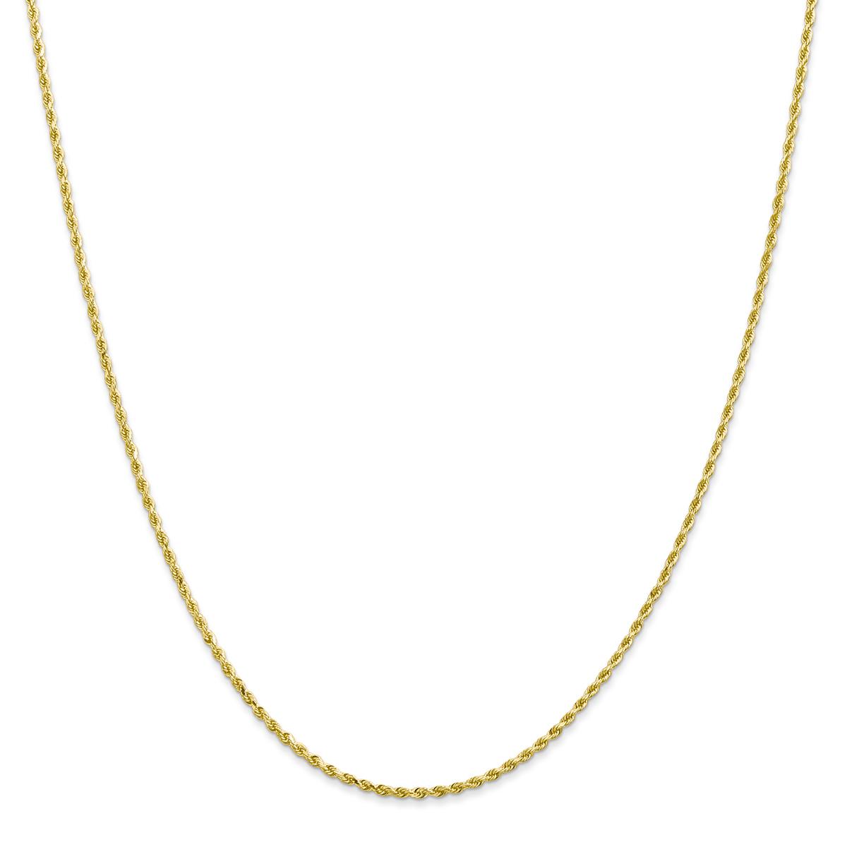Gold Classics(tm) 10kt. 1.5mm 26in. Diamond-Cut Rope Chain