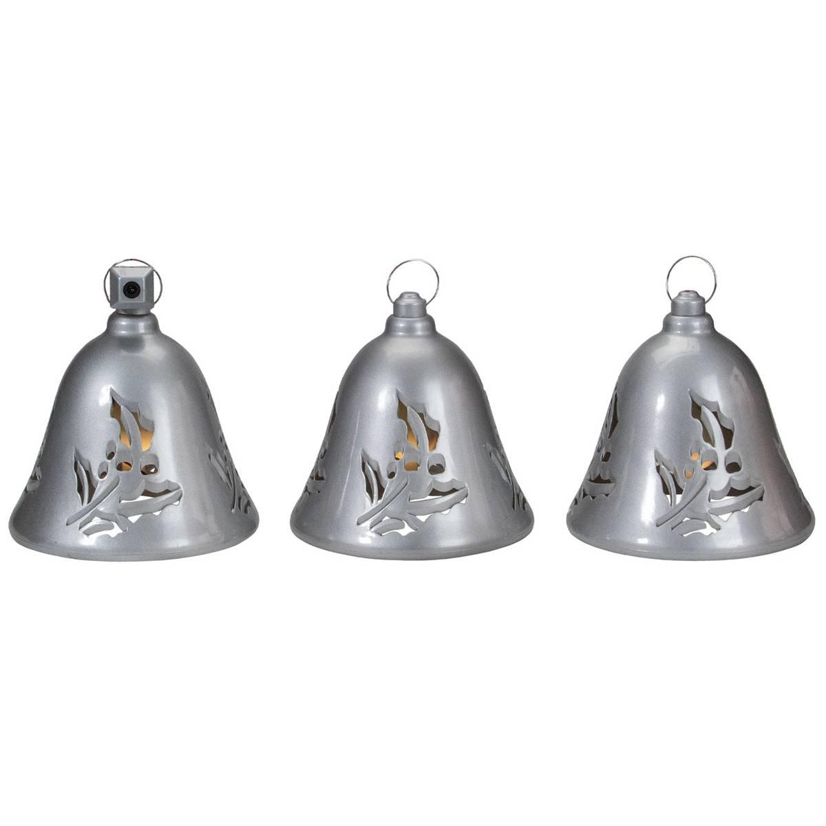 Northlight 3pc. Lighted Musical Bells Christmas Decorations