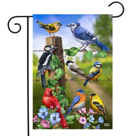 Briarwood Lane Country Birds Garden Flag