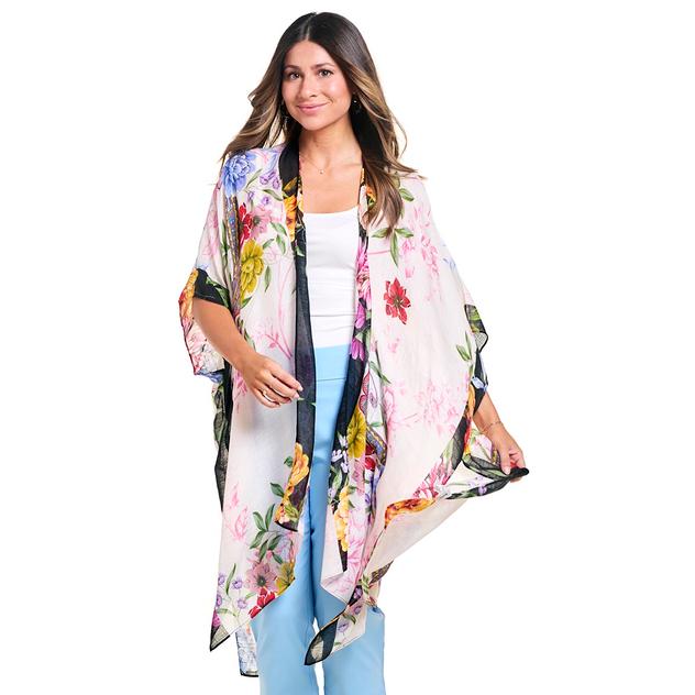 Womens Modena Floral Kimono