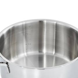 BergHOFF Helix Stainless Steel 8in. Stockpot w/ Glass Lid