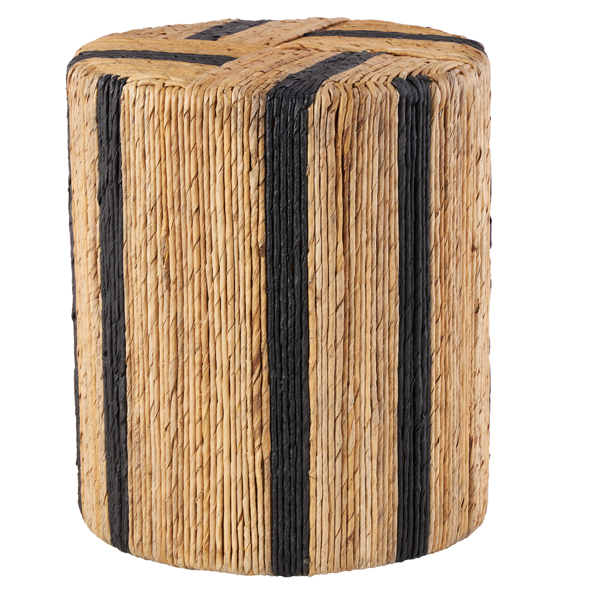9th & Pike(R) Bohemian Brown Banana Leaf Accent Table