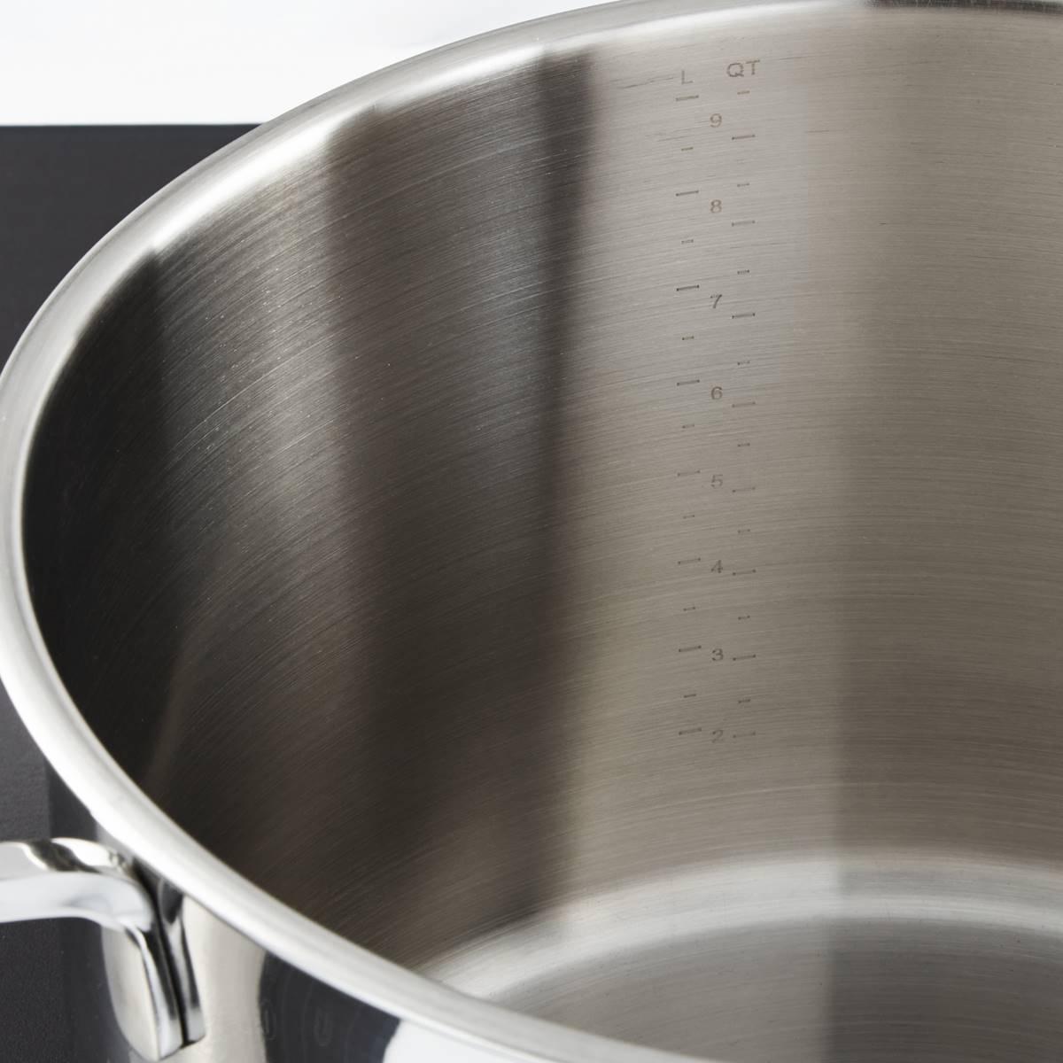 BergHOFF Helix Stainless Steel 10.25in. Stockpot w/ Glass Lid