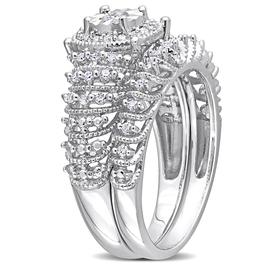 Diamond Classics™ 1/3ctw. Diamond Sterling Silver Bridal Ring Set