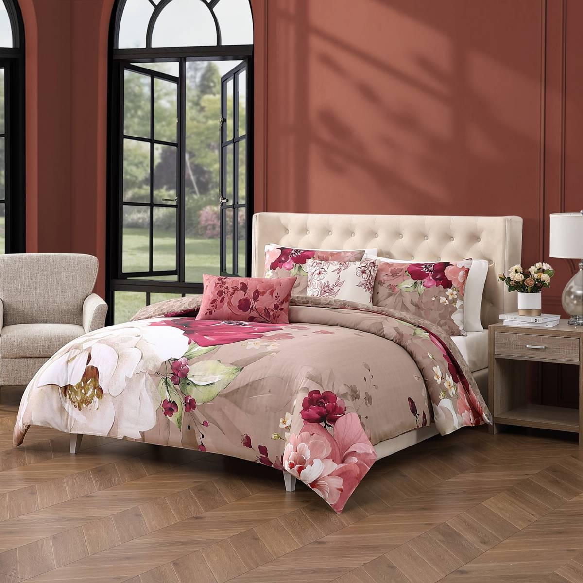 Bebejan(R) Florence Cotton 5pc. Reversible Comforter Set