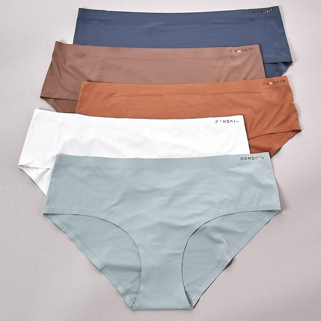 Womens Danskin 5pk. Microfiber Hipster Panties - DS9151-5PKH