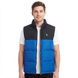 Mens U.S. Polo Assn.(R) Color Block Puffer Vest