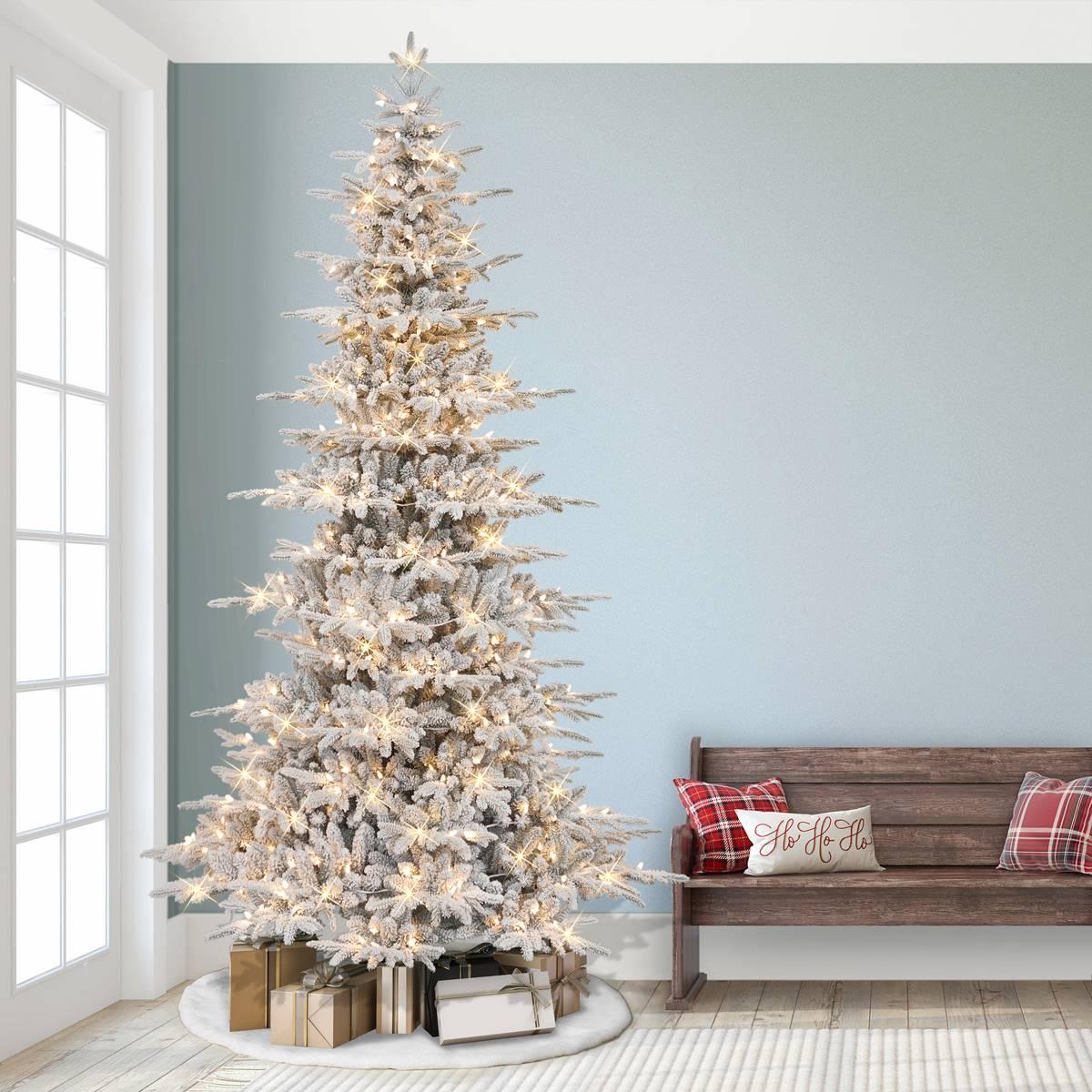 Puleo International 9ft. Pre-Lit Utah Fir Christmas Tree