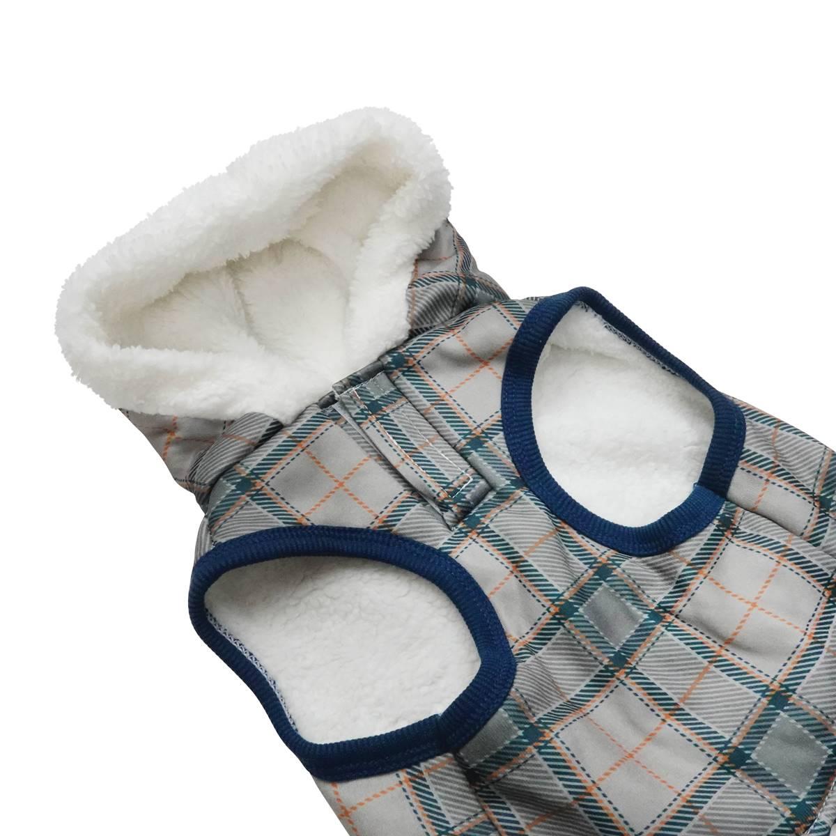 Best Furry Friends Harvest Plaid Pet Hoodie