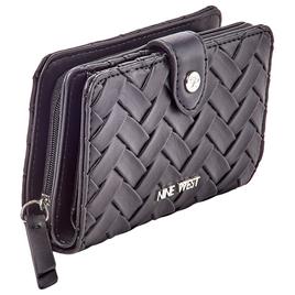 Womens Nine West Norah Woven French Wallet