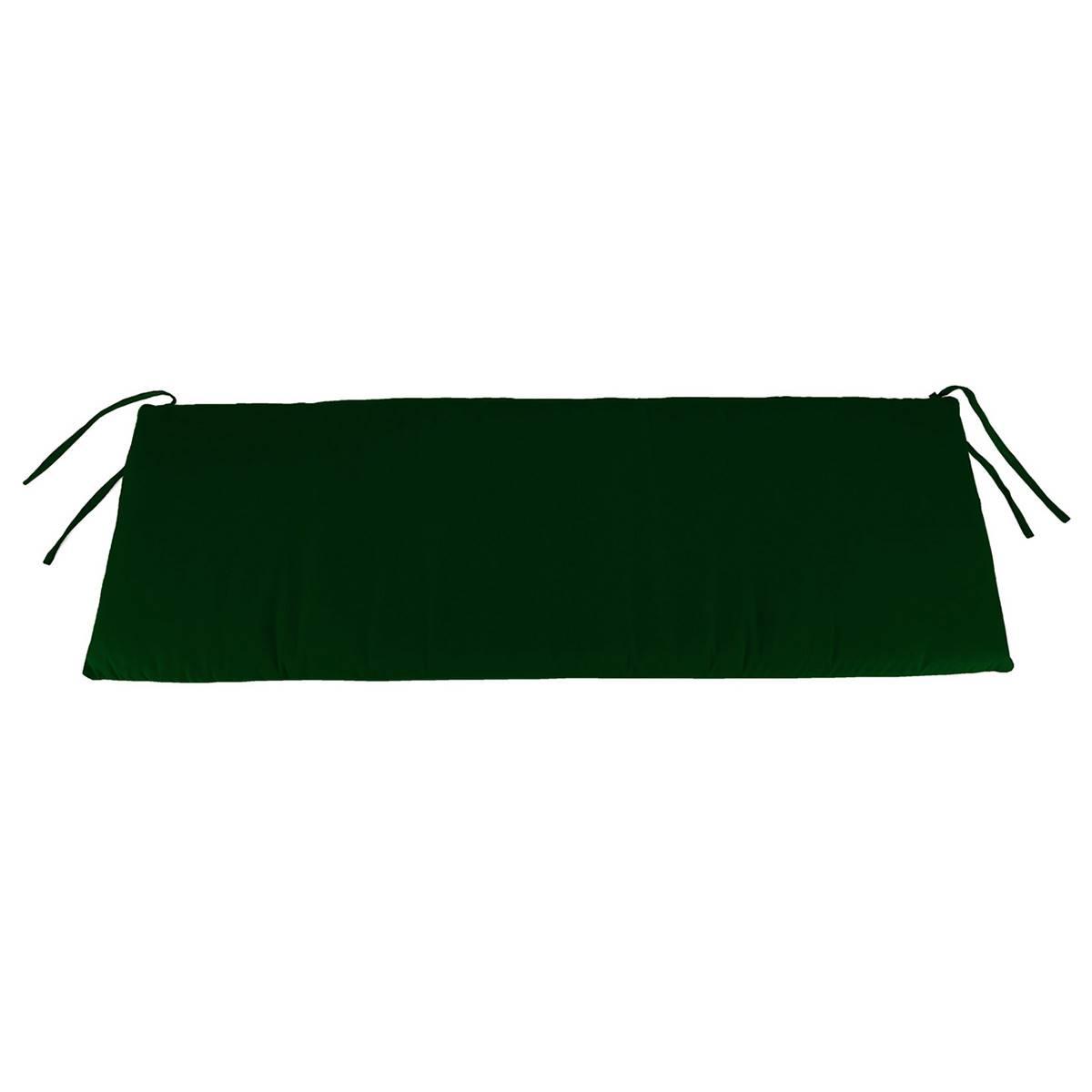 Jordan Manufacturing Forest Green Solid Settee Bench Cushion