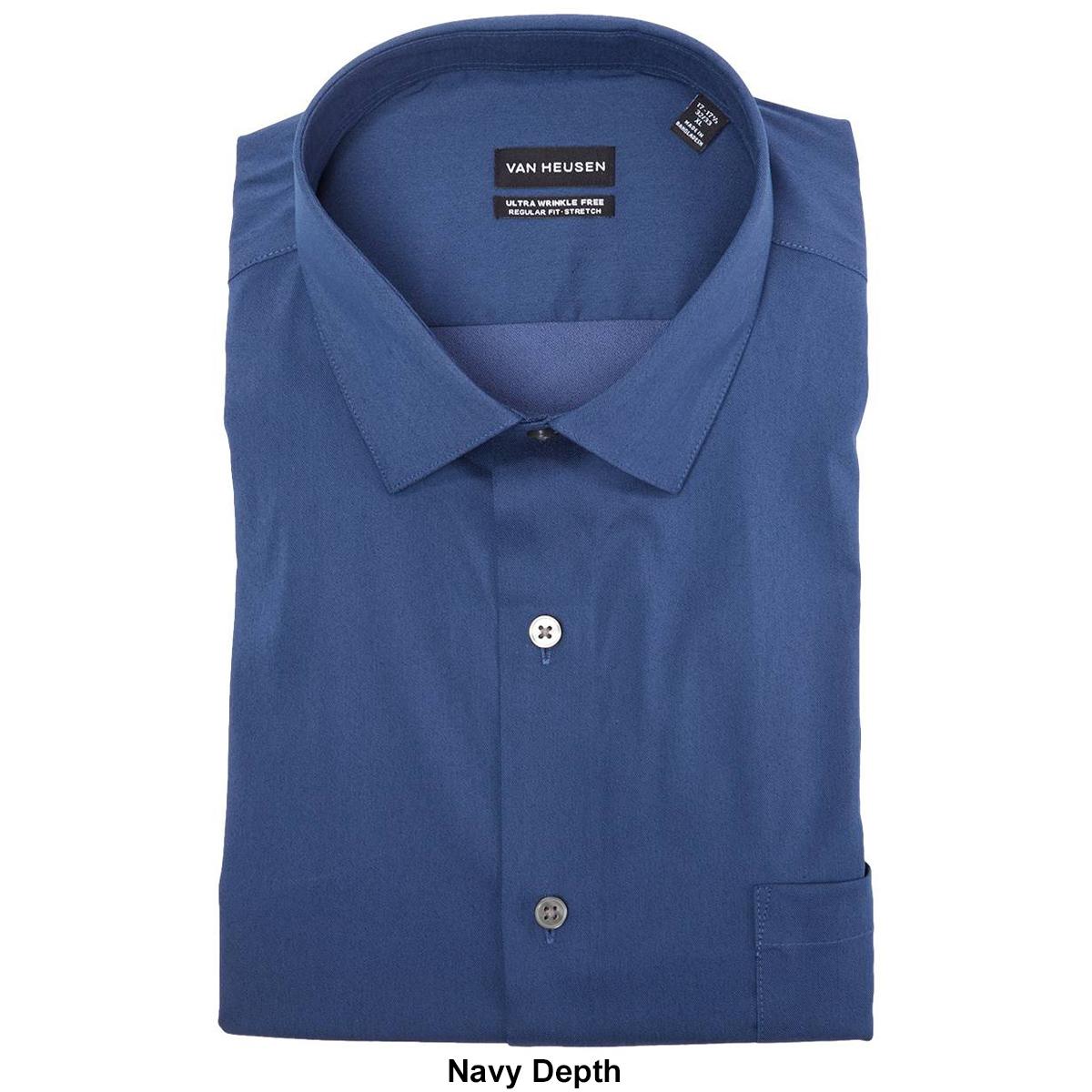 Mens Van Heusen® Ultra Wrinkle Free Regular Fit Dress Shirt