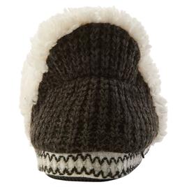 Womens MUK LUKS® Magdalena Ruched Slippers - Black/White