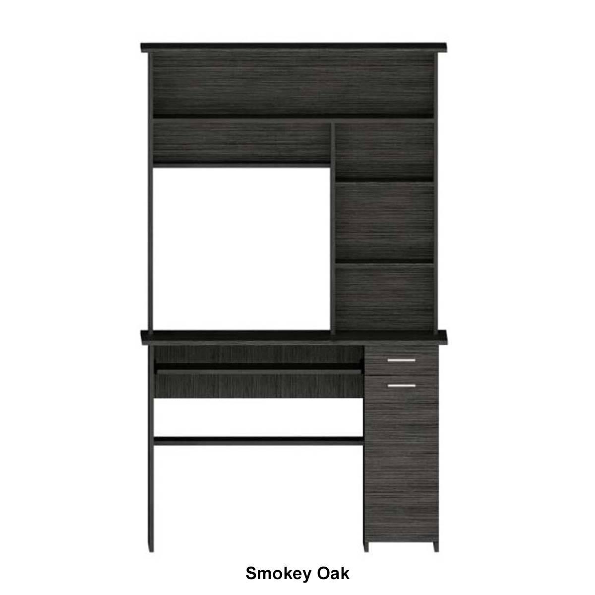 FM FURNITURE Weston Two Computer Desk w/ Hutch