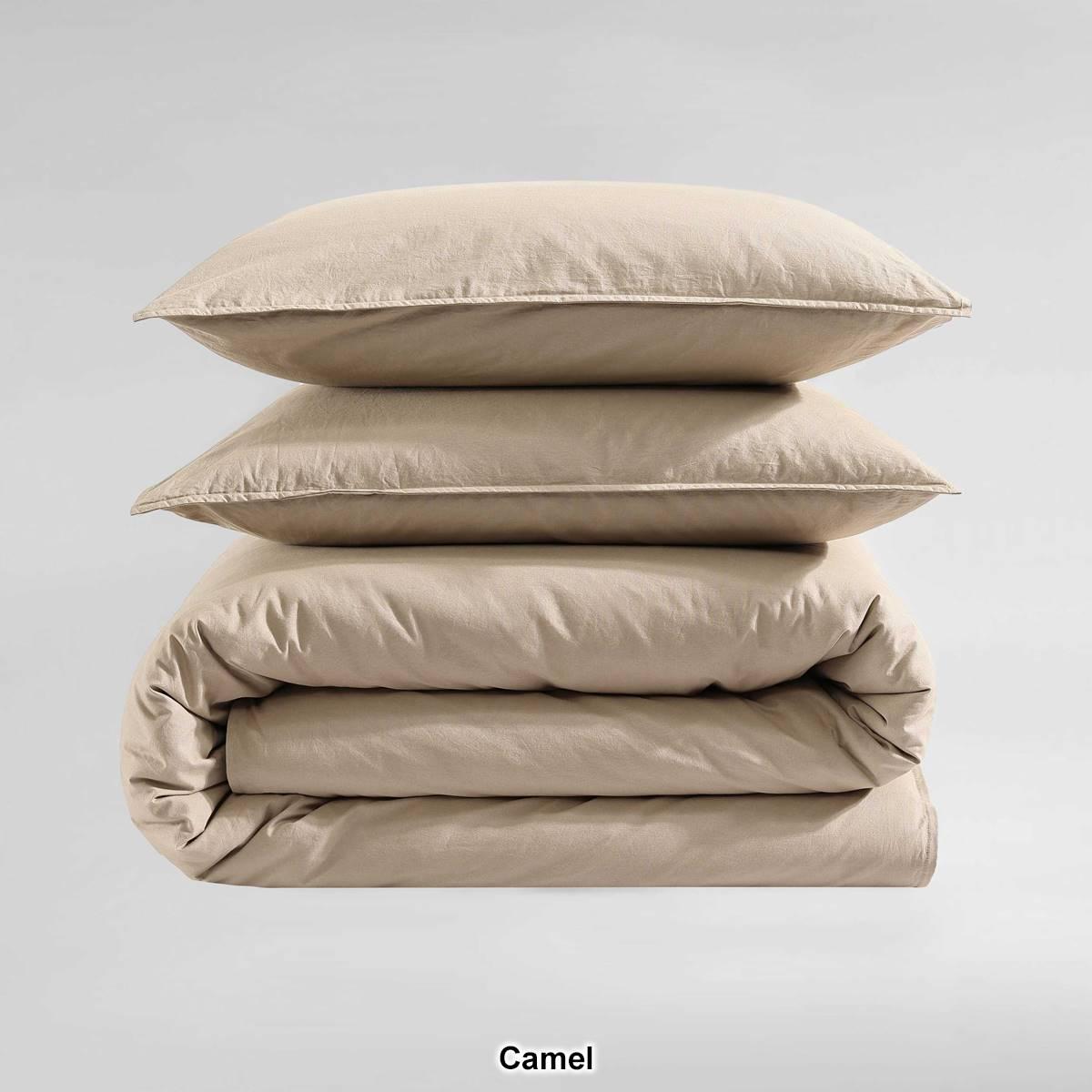 Calvin Klein Washed Percale Cotton 3pc. Comforter Set