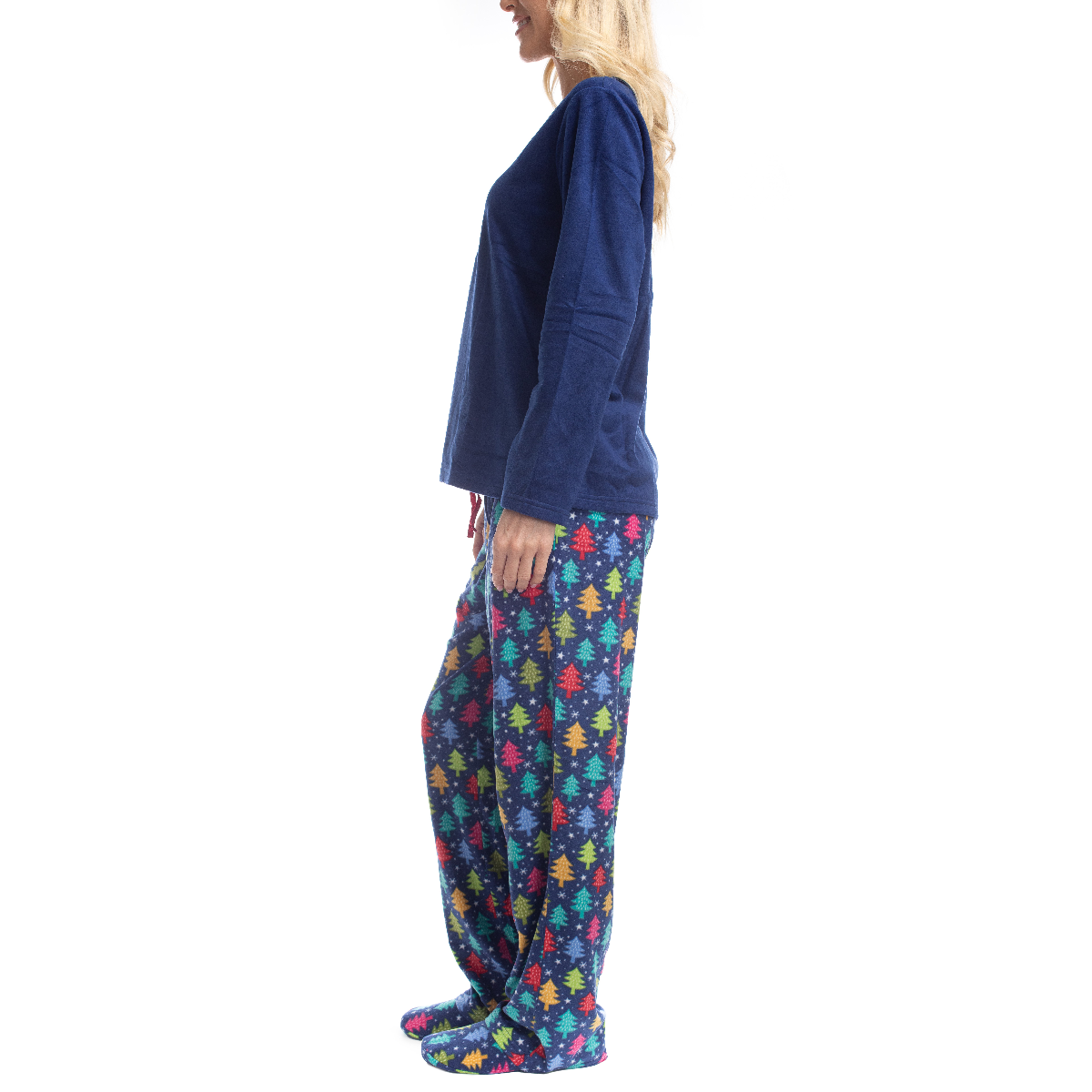 Womens Goodnight Kiss Cozy Up 3pc. Trees Pajama Set