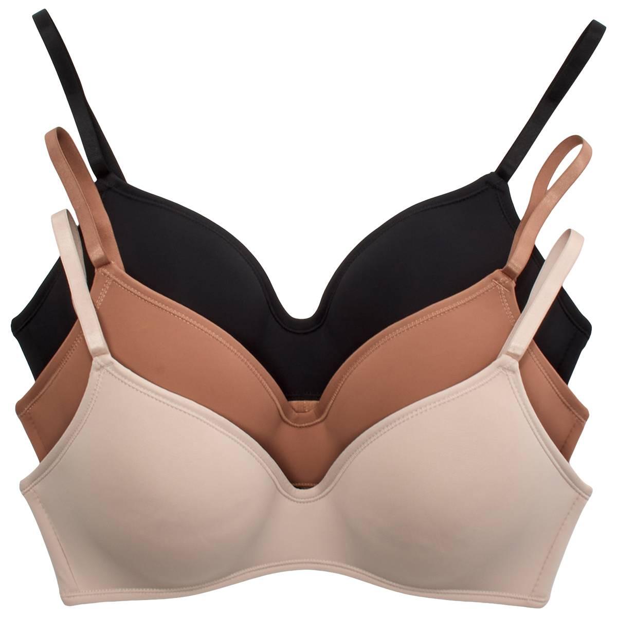 Womens Rene Rofe(R) 3pk. Breathable Wire free Bra - B29161H3