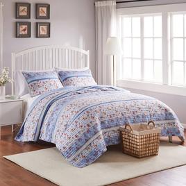 Greenland Home Fashions(tm) Betty Lace-Embellished Quilt Set