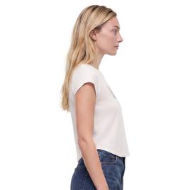 Womens Wildfox Cap Sleeve Extra Spicy Luna Baby Graphic Tee