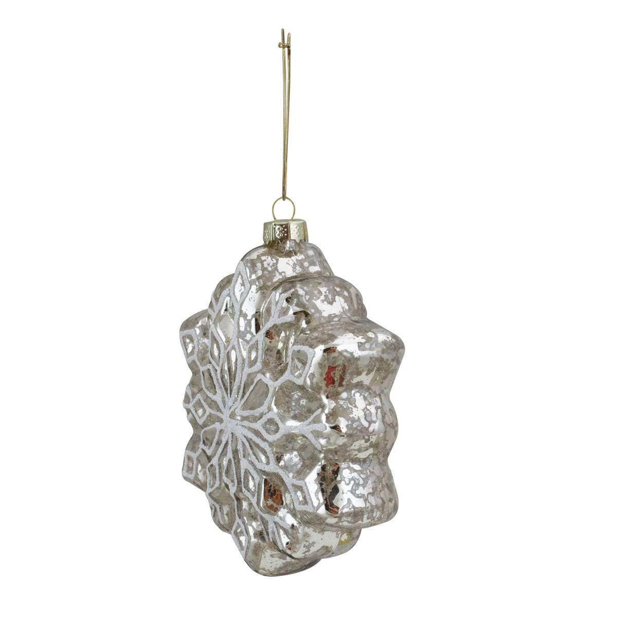 Northlight Seasonal 4pc. Snowflake Hanging Christmas Ornaments