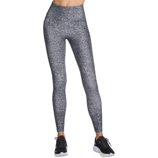 Womens Skechers GO WALK™ Cheetah High Waist Leggings