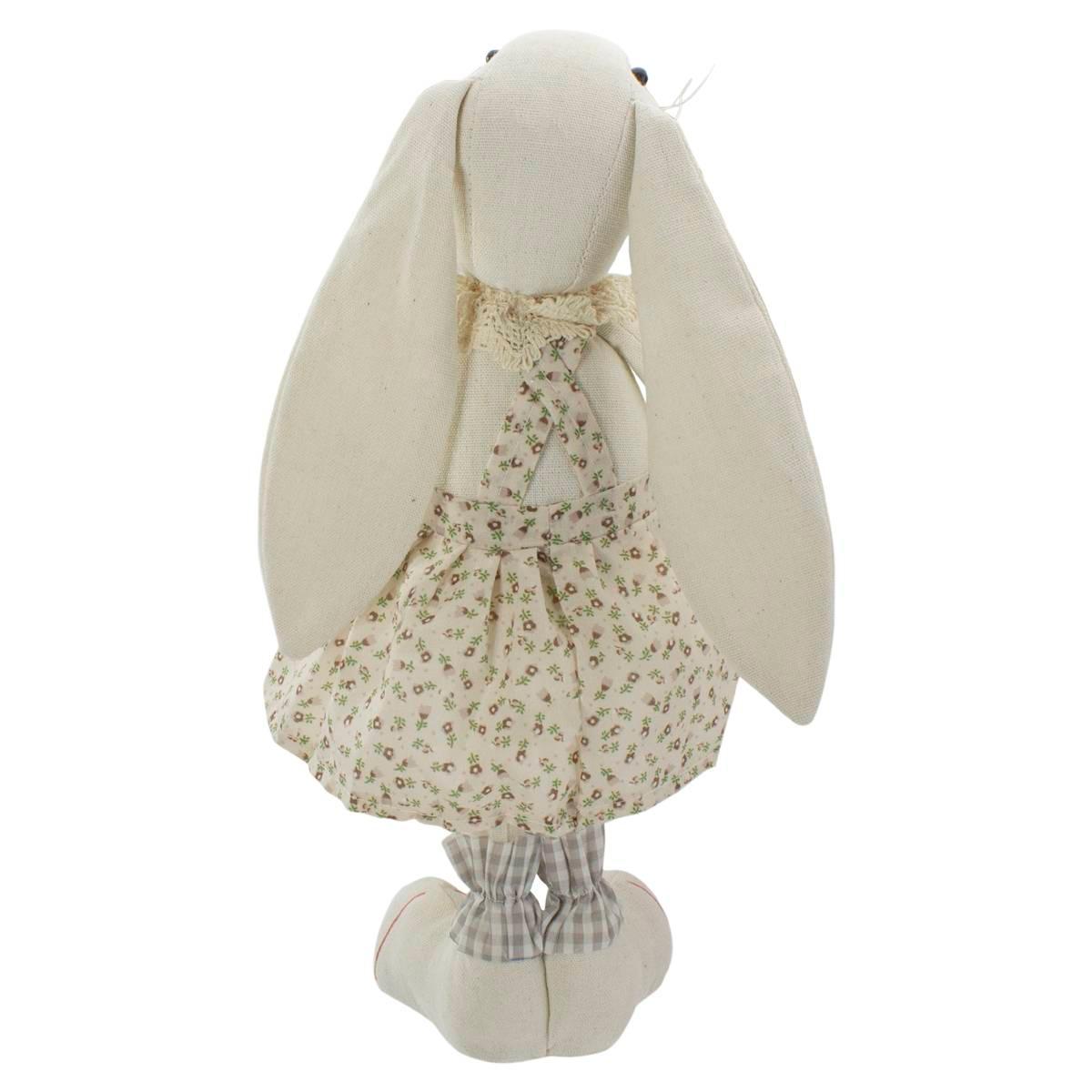 Northlight Seasonal Girl Easter Bunny w/ Floral Dress Figurine