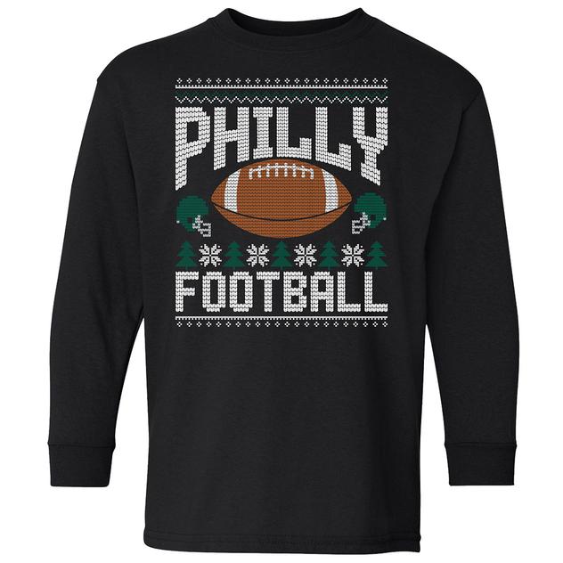 Boys (8-20) Tailgate Let's Go Philly Football Ugly Christmas Tee