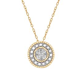 Nova Star(tm) 1/10ctw. Lab Grown Diamond Round Pendant