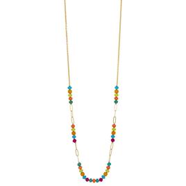 Ashley Cooper(tm) Multi Color Long Beaded Necklace