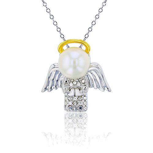 Gemstone Classics(tm) Angel Pearl Pendant