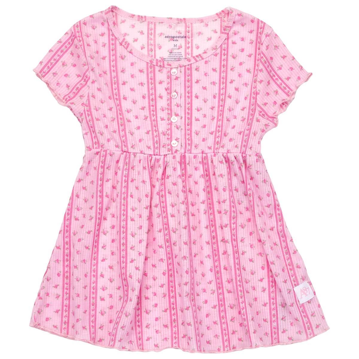 Girls (7-16) Aeropostale Short Sleeve Floral Babydoll Top