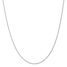 Unisex Gold Classics(tm) 1.2mm. White Parisian Wheat 14in. Necklace